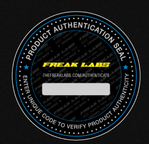 Freak Labs product authentication seal